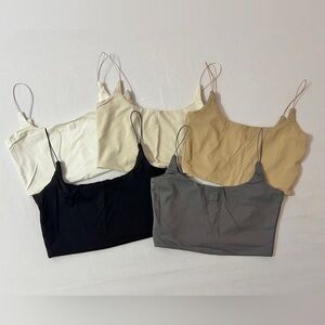 Meshki Kaiya Thin Strap Scoop Neck Crop Top Bundle